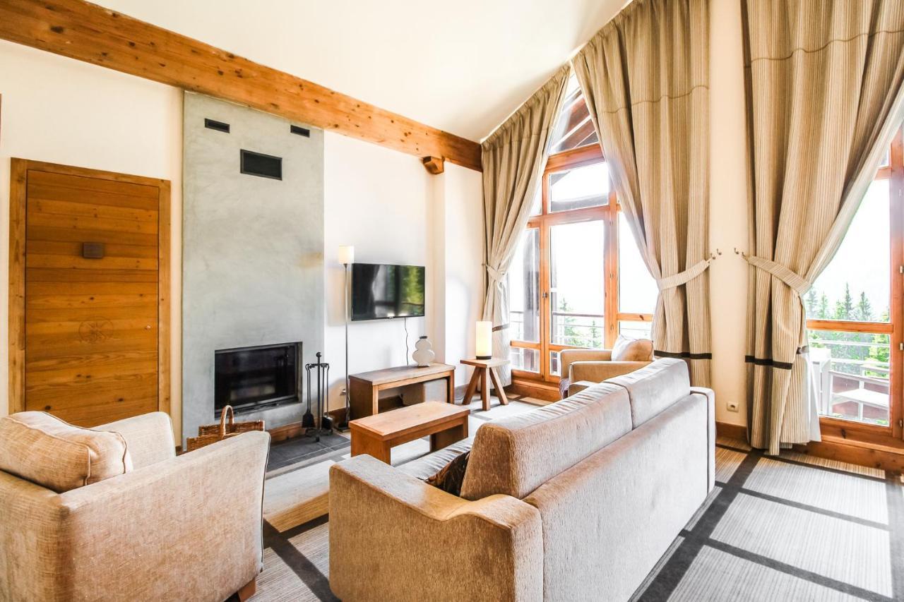 Private Penthouse 2-Bed Apartment, Ski In And Out In 5* Flaine Residence Eksteriør billede